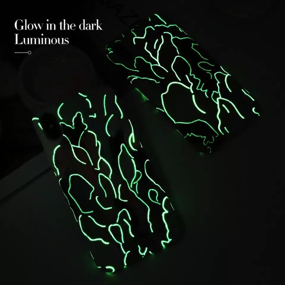 Dye Luminous Phone Case Hard Cover For iPhone X ✨ - Picture 6 of 8